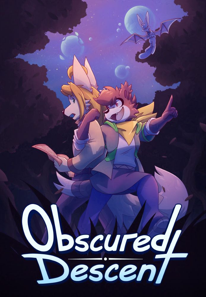The group is walking in a forest.

Feza is walking forward and has one of her arms locked with Jasper's. Jasper looks slightly annoyed as he's trying to inspect what seems to be a map in his hand. Kisandra is flying high above the two of them, looking down at them with judgement in her eyes.