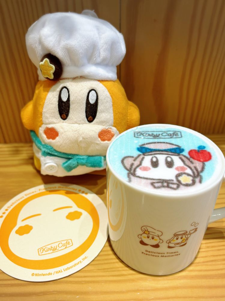 ワドルディぬいぐるみ、ワドルディのカフェラテ、ワドルディのコースター