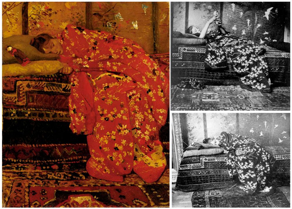 "Girl in a Red Kimono" by George Hendrik Breitner (1857–1923)