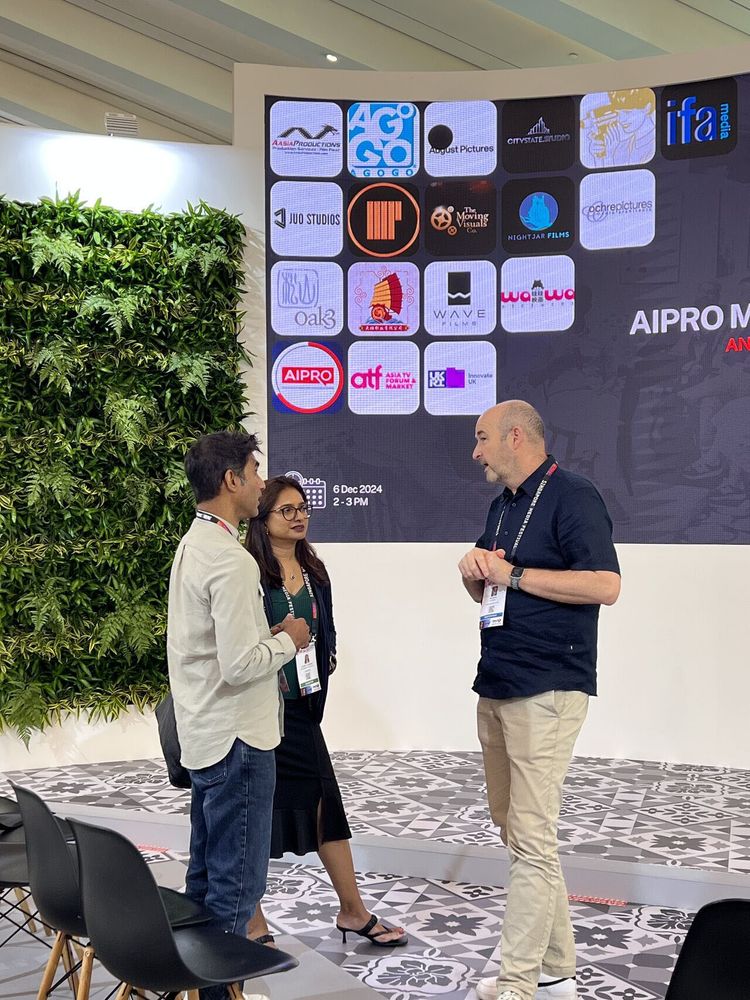 Jim Mann of Lightwell presenting at the Asia TV Forum in Singapore