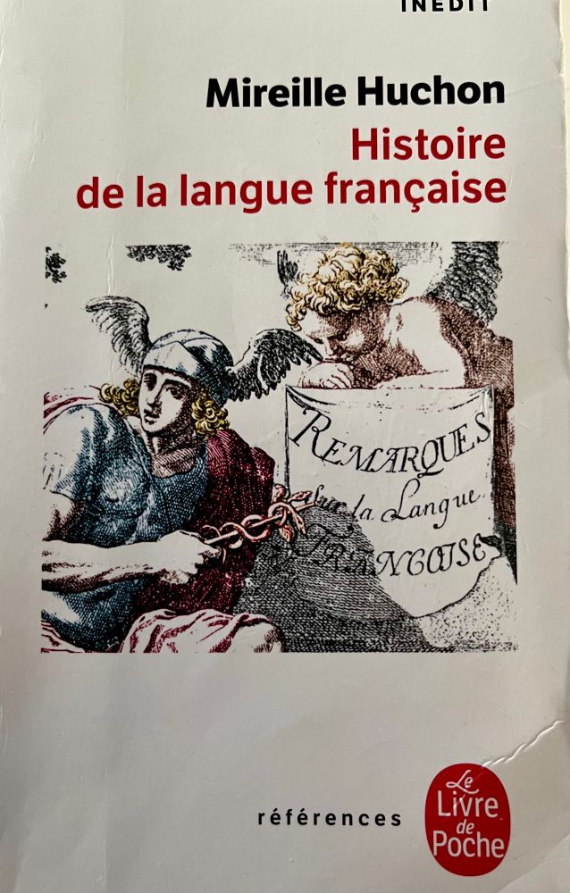 Ranskankielisen kirjan kansikuva: histoire de la langue française.