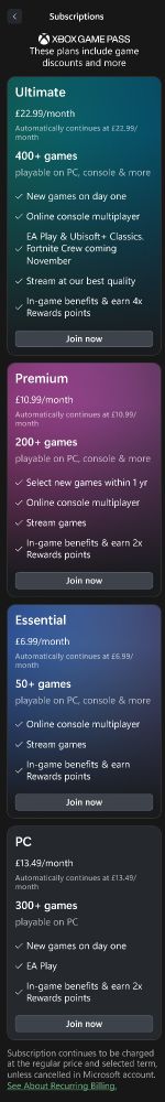 Microsoft's way of killing Gamepass.

