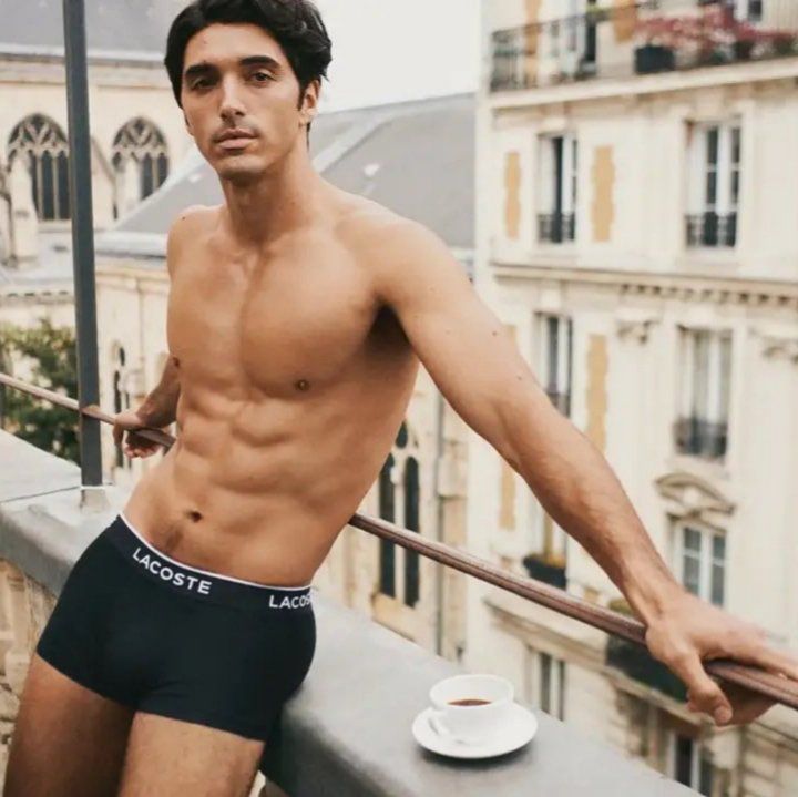 Another photo of Taylor Zakhar Perez in his Lacoste photo shoot.