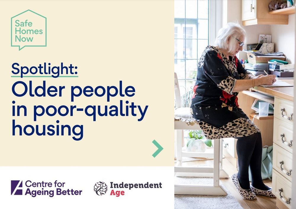 Safe Homes Now Spotlight: Older people in poor-quality housing
