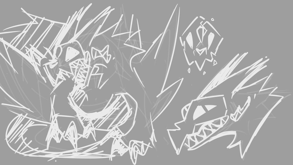 redraw of Ray, the birb demon