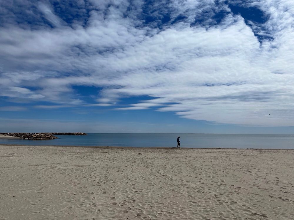 Blue sky with some cloud