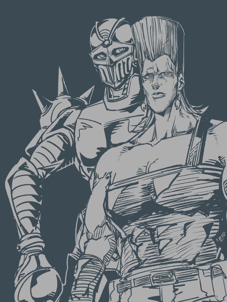 ジャン・P・ポルナレフ＆シルバーチャリオッツ（ジョジョの奇妙な冒険Part3 スターダストクルセイダース）