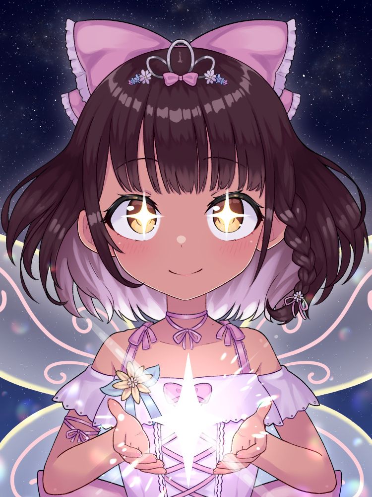 feebee holding a star