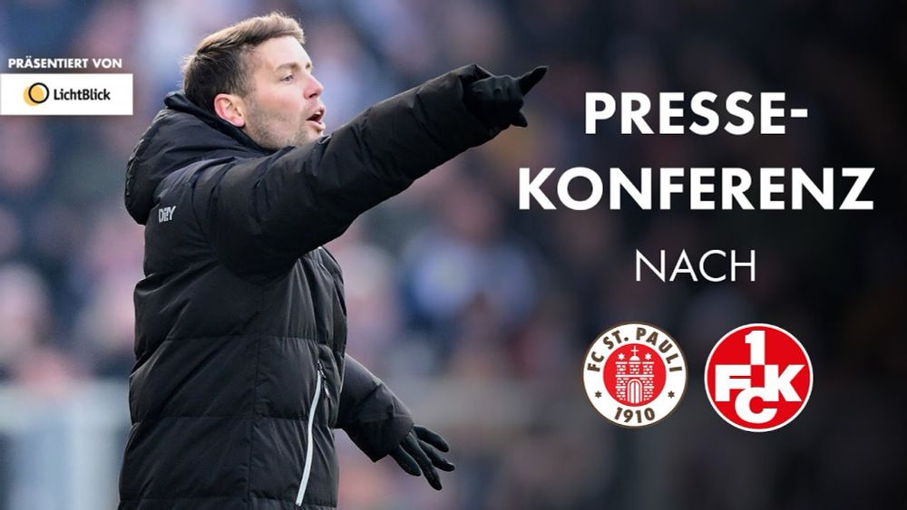 Die Pressekonferenz nach dem Spiel gegen den 1.FC Kaiserslautern I Präsentiert von LichtBlick