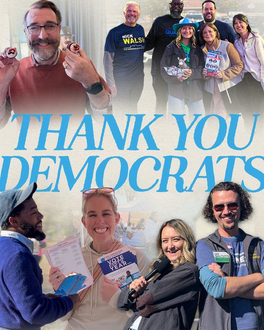 THANK YOU DEMOCRATS