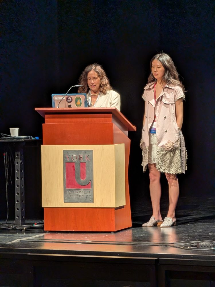 Caitlin Fisher and Lai-Tze Fan, our conference co-chairs 