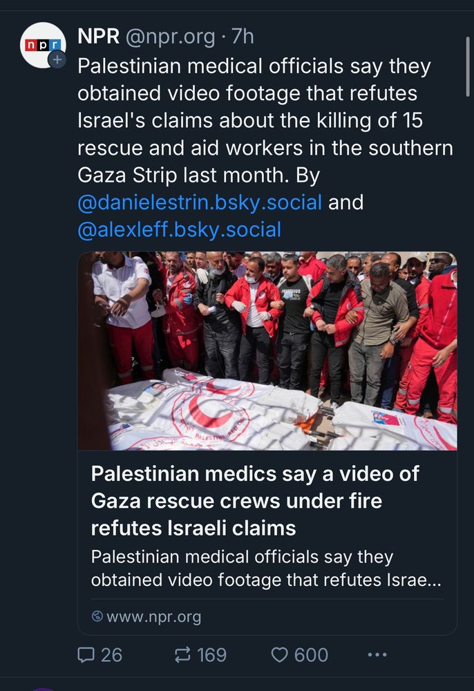 Palestinian medical officials say they obtained video footage that refutes Israel's claims about the killing of 15 rescue and aid workers in the southern Gaza Strip last month.