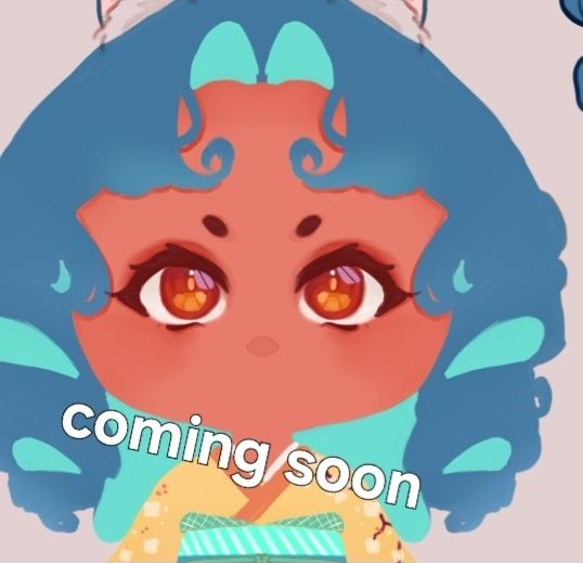 Fox girl in yellow kimono