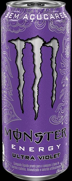 Lata de energético Monster ultra violet