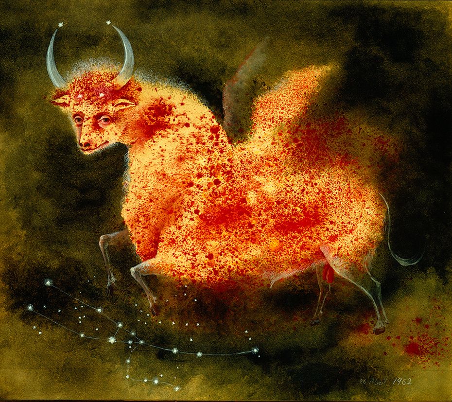  Taurus / Tauro (1962) by Remedios Varo (1908 - 1963)