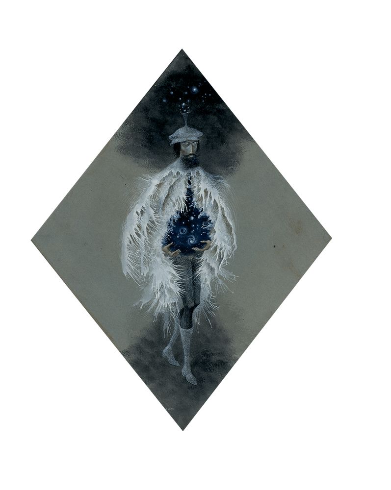  Center of the Universe / Centro del Universo (Personaje) (1961) by Remedios Varo (1908 - 1963)
