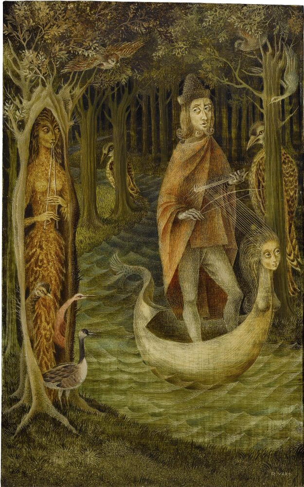 The Troubadour / El Trovador (1959) by Remedios Varo (1908 - 1963)