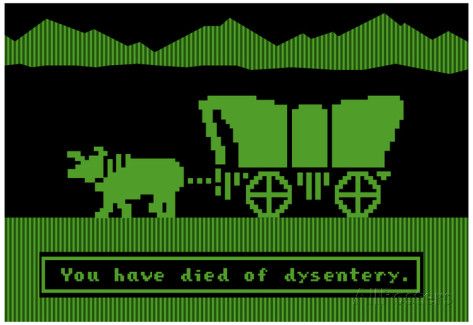You have died of dysentery.