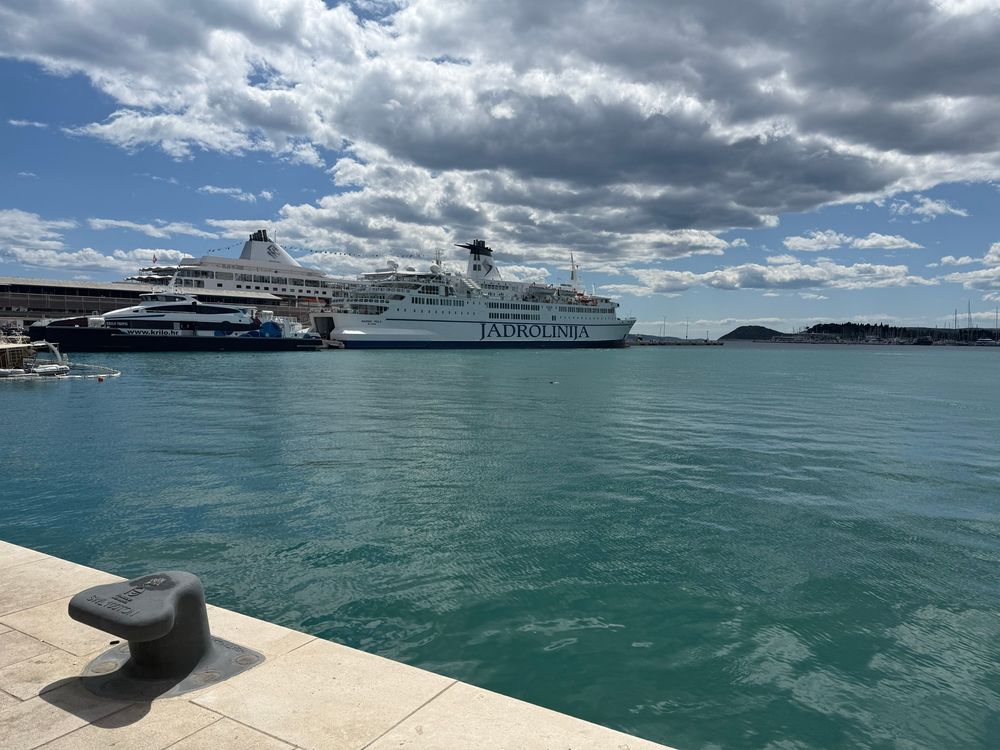 Ships seen at the Port of Split