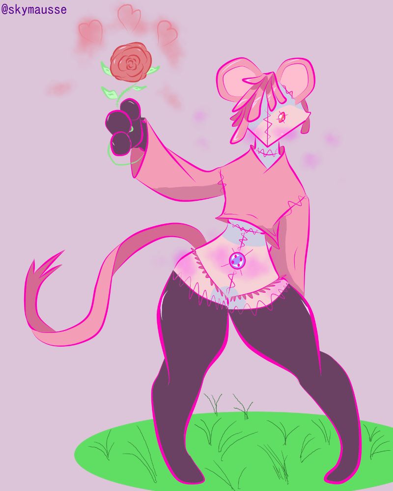 raton femboy de peluche