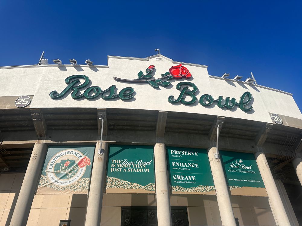Main entrance to the Rose Bowl