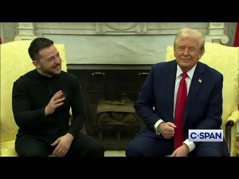 Full Meeting between President Trump, VP Vance and Ukrainian President Zelenskyy in Oval Office