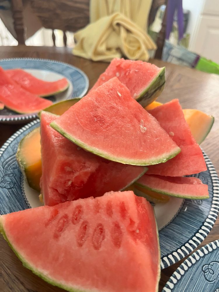 Watermelon for dessert