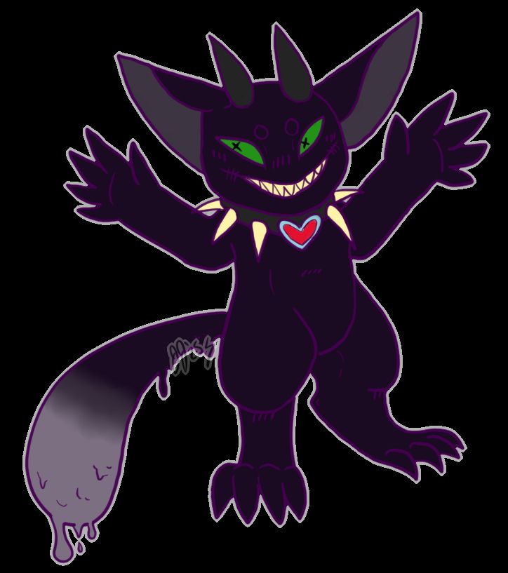 An inky, imp-like creature.