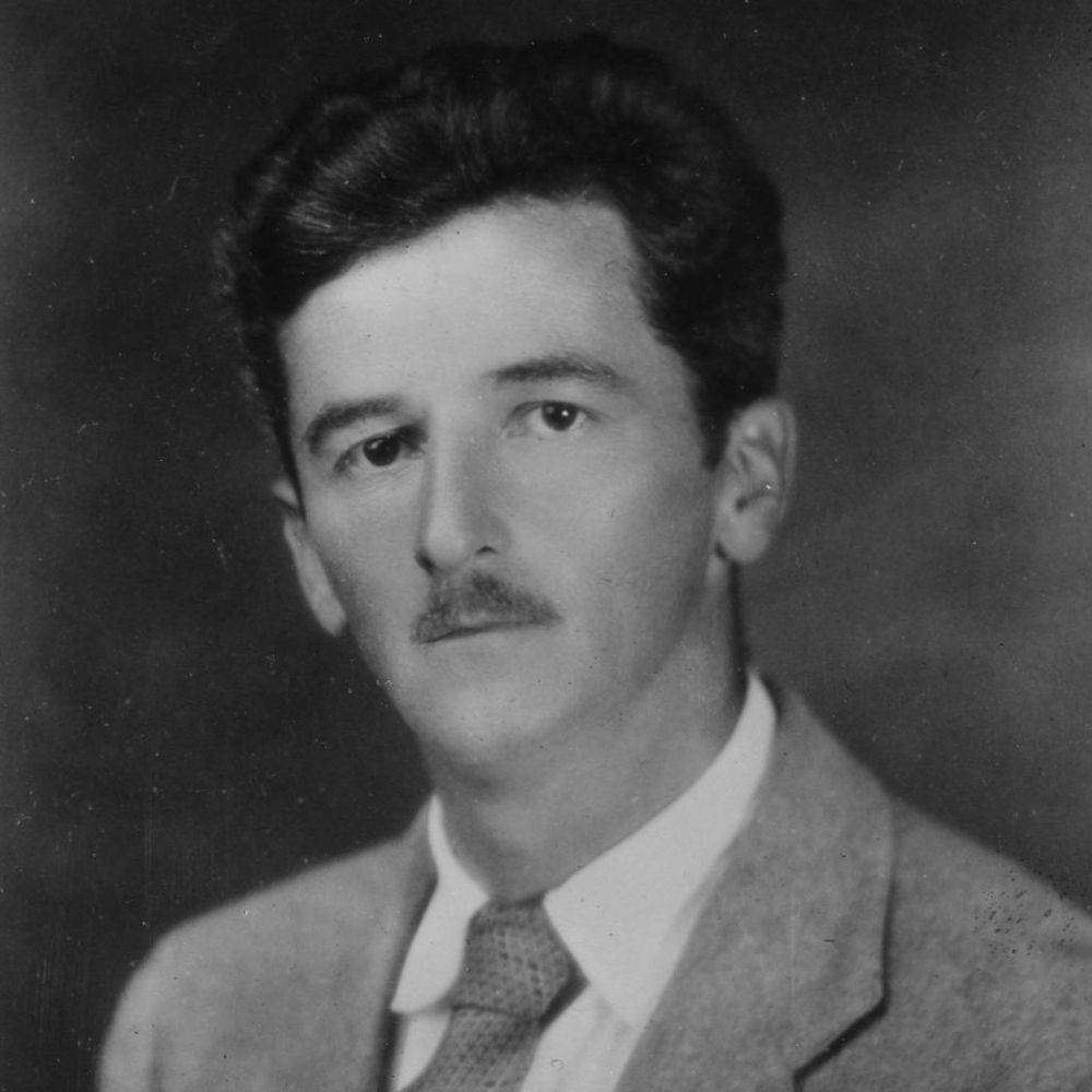 American writer William Faulkner. Winner of the 1949 Nobel Prize in Literature