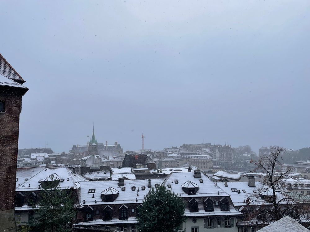 Photo de Lausanne sous la neige 
