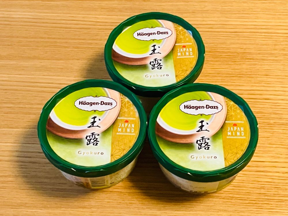 ハーゲンダッツの玉露×3