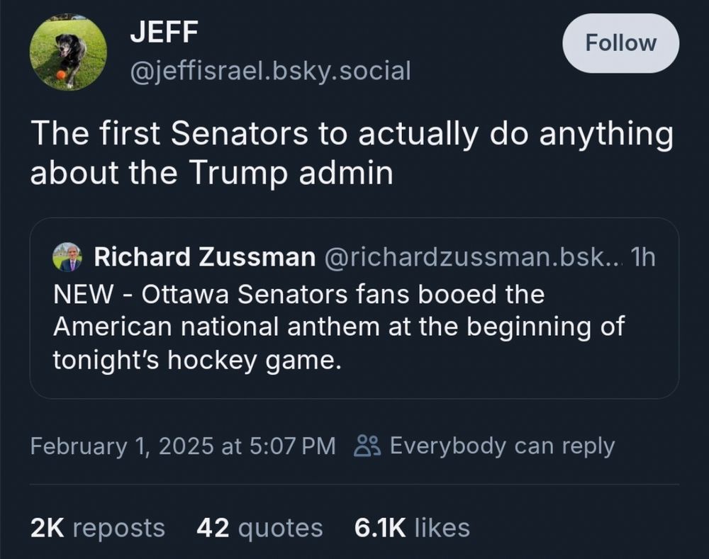 The first Senators to actually do anything about the Trump administration. 