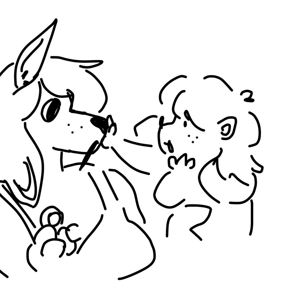 a picture of shiny booping BATs nose