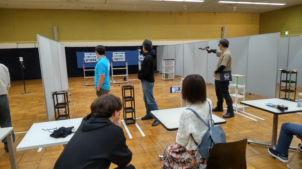 全員の試合が終わったら、本番の機材を利用した練習会も行われた。