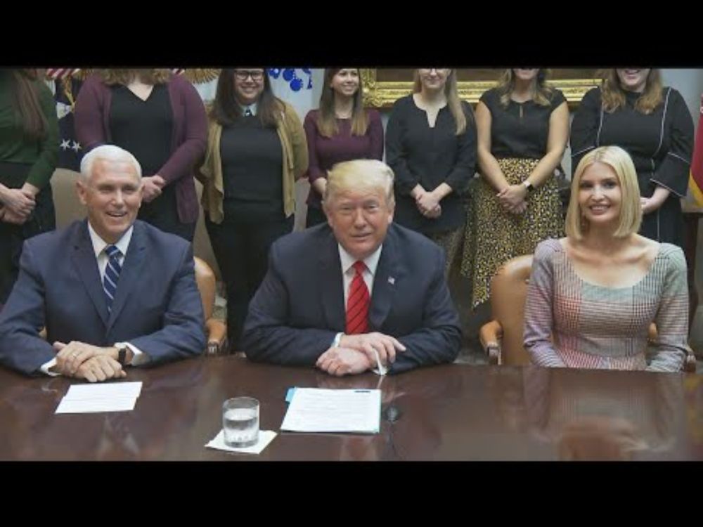 President Trump Congratulates All Woman Spacewalk Crew