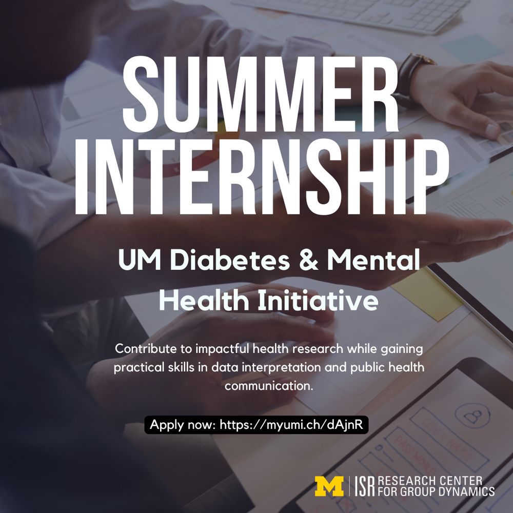 SUMMER
INTERNSHIP
UM Diabetes & Mental Health Initiative
Contribute to impactful health research while gaining practical skills in data interpretation and public health communication.
Apply now: https://myumi.ch/dAjnR