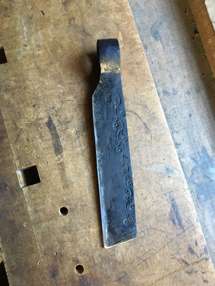 Blacksmith forged froe