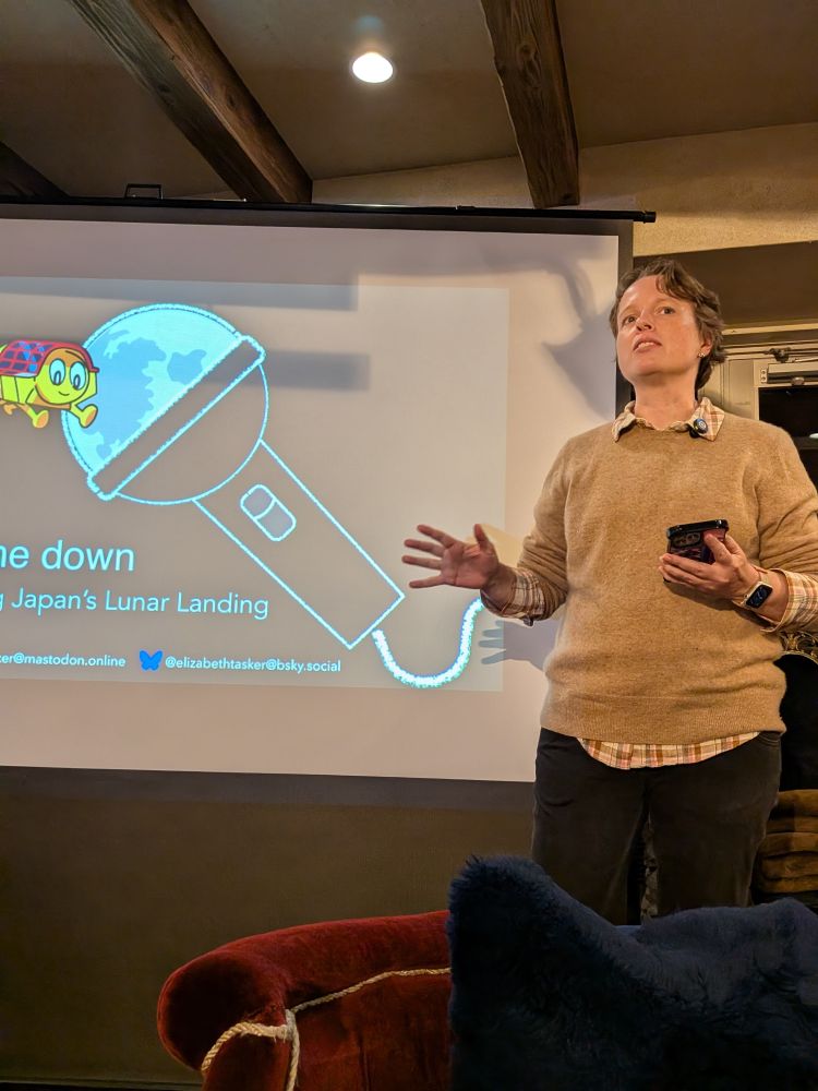 Elizabeth and her title slide