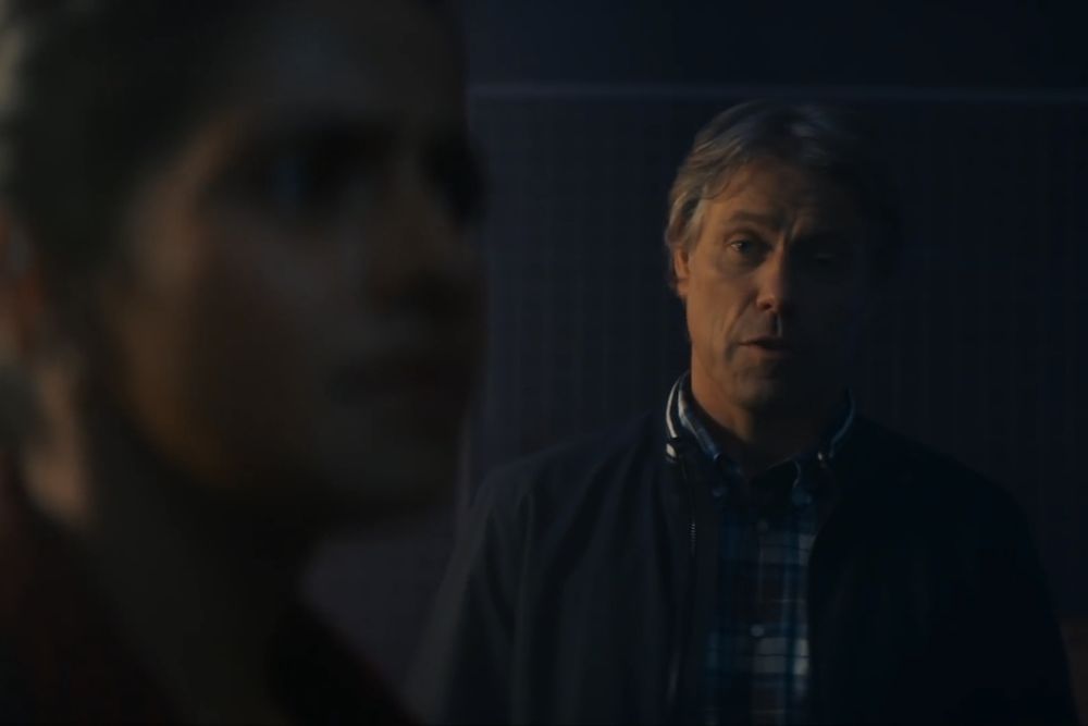 Dan is looking at Yaz, asking her if she's ever told The Doctor how she feels about her.