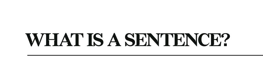 The subtitle 'what is a sentence?' in Austin walkers new RPG Realis