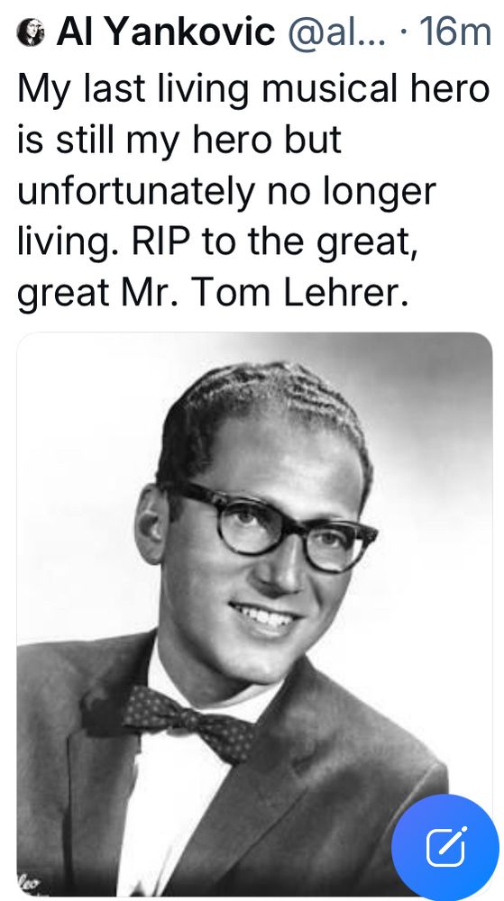 A post by Al Yankovich announcing the sad passing of Tom Leher