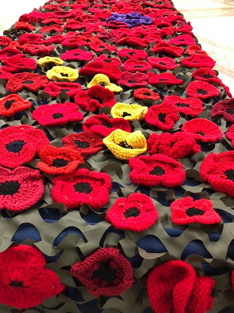 Crochet poppies