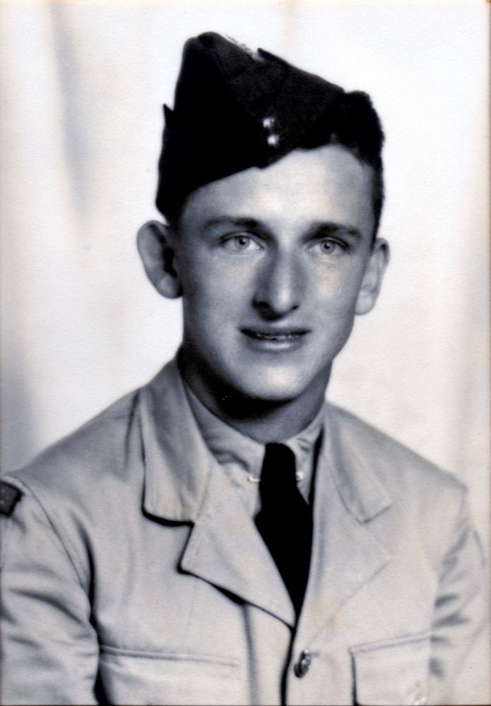 My father's portrait upon enlistment