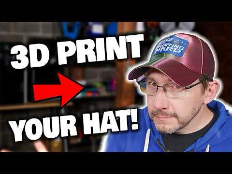 HOW to 3D PRINT a HAT!