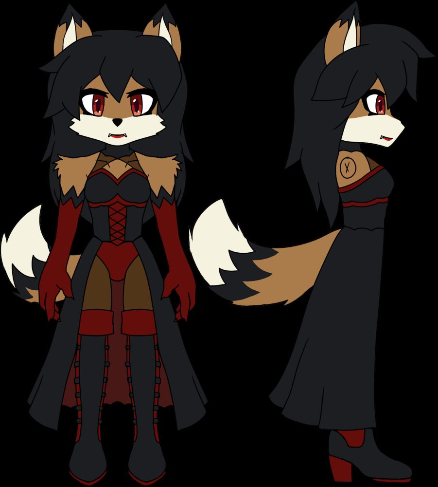 Jennifer the Fox as a vampire