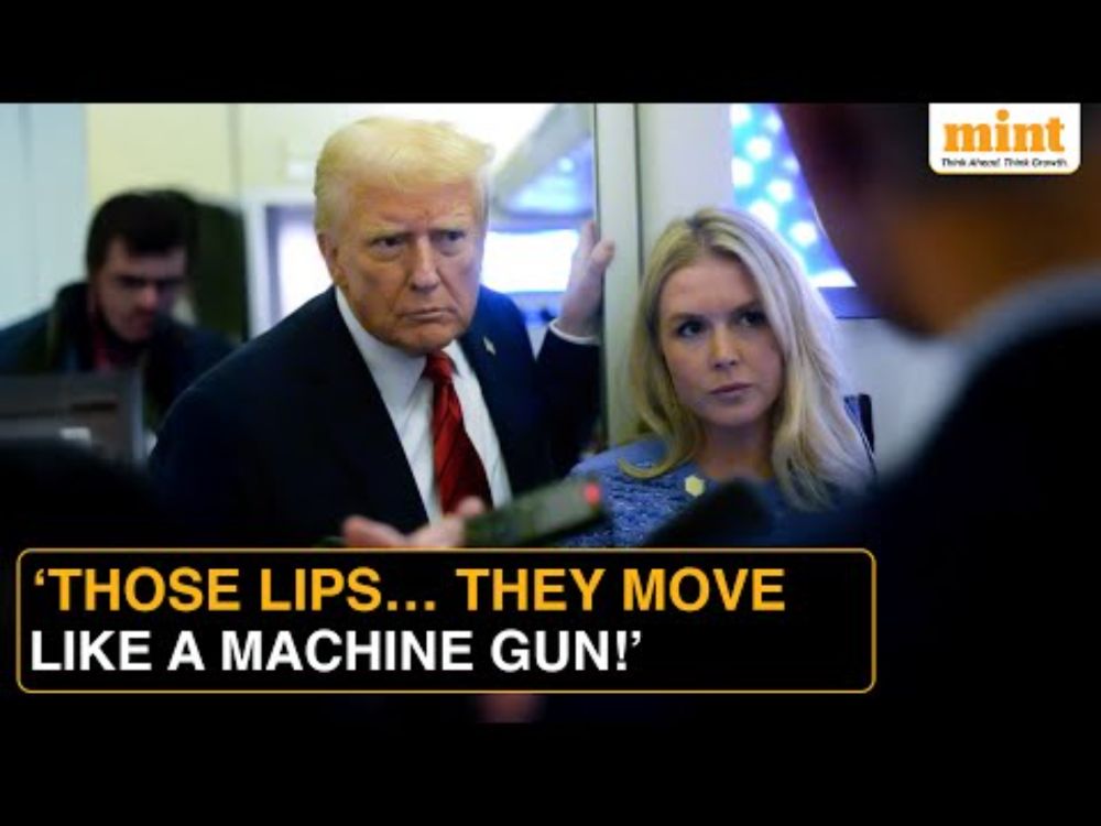 'It’s Those Lips': Trump's Viral Praise For Karoline Leavitt Draws Criticism | 'Creepy!'