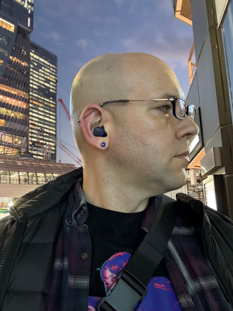 Me, but with a shaved head, looking stage right.