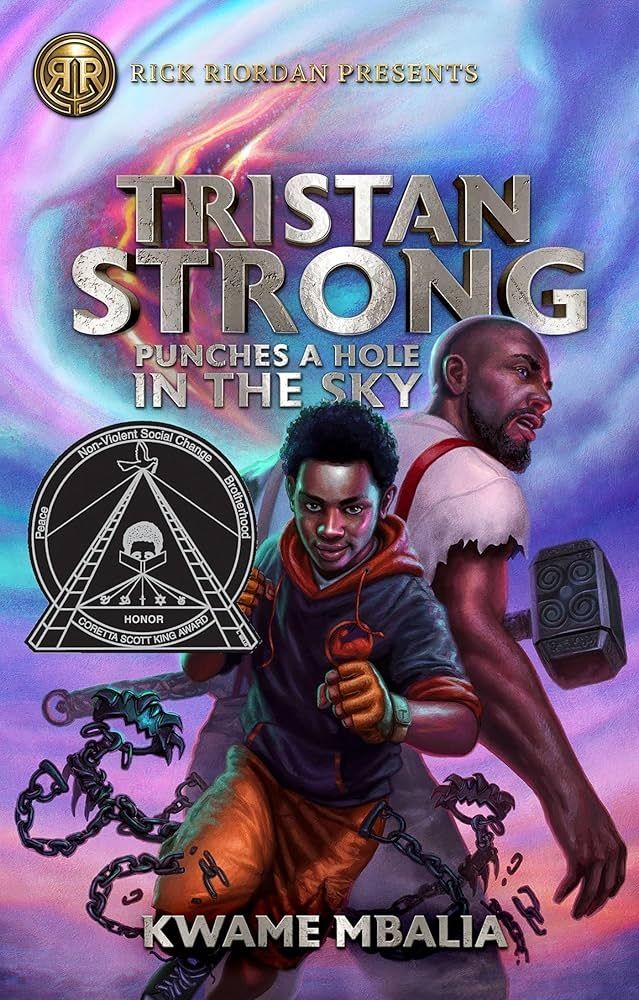 Book cover of Tristan Strong Punches A Hole in the Sky by Kwame Mbala