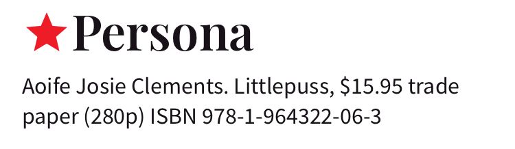 persona starred in publishers weekly