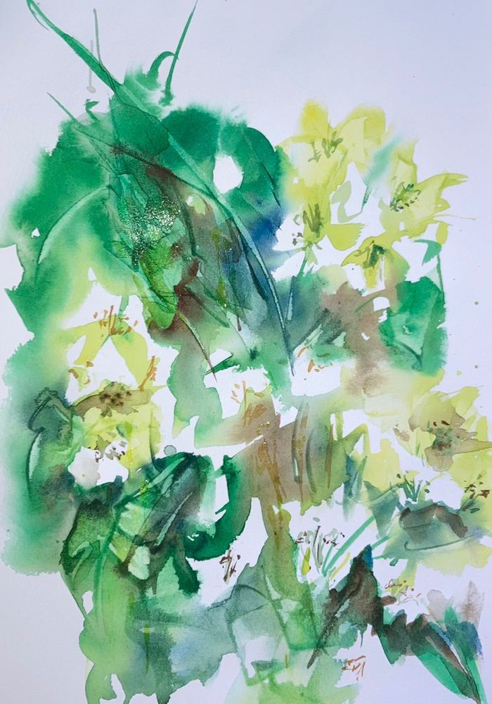 Watercolor flowers